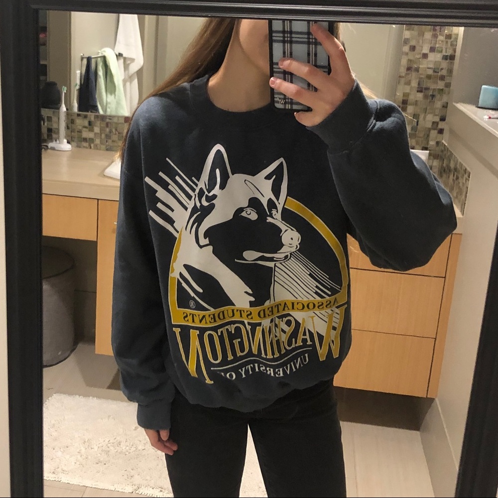 University of Washington (UW) Vintage Crewneck